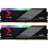 PNY DDR5 RAM minnen PNY XLR8 Gaming EPIC-X RGB DDR5 6400MHz 2x16GB (MD32GK2D5640040MXRGB)