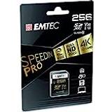 Emtec 256 GB Minneskort & USB-minnen Emtec SpeedIN Pro SD UHS I U3 V30 256GB