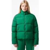 Lacoste Dam Ytterkläder Lacoste Women's Collapsible Taffeta Padded Jacket Green