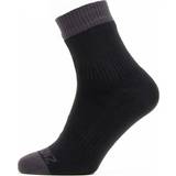 Sealskinz Waterproof Warm Weather Ankle Length Sock, M, Black/Grey