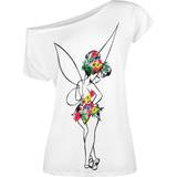 Peter Pan Disney T-shirt Tingeling Flower Power för Dam vit