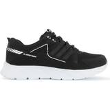 Slazenger Herr Sneakers Slazenger Walkingschuh Schwarz Flacher Absatz für Herren