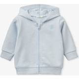 Benetton Jumpsuits Benetton Pale Blue Kids Logo-embroidered 3D-ear Organic-cotton Sweatshirt 1-18 Months 12-18 Months