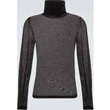 Dam - Jersey Tröjor Saint Laurent Silk turtleneck sweater black