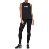 DKNY Kläder DKNY T-shirt för kvinnor Sport Tvåton logotyp T-shirt för kvinnor, svart