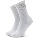 Emporio Armani Dam Kläder Emporio Armani Ladies Short Socks 2-pack White One