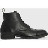 Skor AllSaints Drago Leather Lace-Up Boots, Black