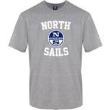 North Sails Herr Överdelar North Sails Gray Cotton T-Shirt