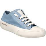 Candice Cooper Sneakers Candice Cooper Rock S-neakers av läder vintagelook, azurblå