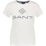 Gant Jersey T-shirts & Linnen Gant Damen T-Shirt weiss