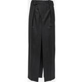 Victoria Beckham Kjolar Victoria Beckham Tailored wool-blend maxi skirt black L-XL