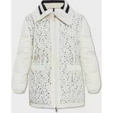 Moncler L - Vita Ytterkläder Moncler Gambie wool-blend puffer jacket white