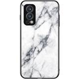 Mobiltillbehör MAULUND OnePlus Nord 2 5g Flexibelt plastskal m. Glas tillbaka Vit marmor