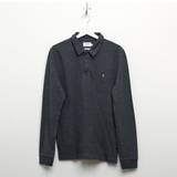 Farah Vintage Herr T-shirts & Linnen Farah Vintage Men's Mens Haslam Long Sleeve Polo Shirt Grey 42/Regular