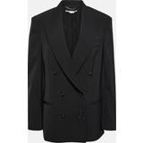 Stella McCartney Jackor Stella McCartney Oversized double-breasted wool-blend jacket black