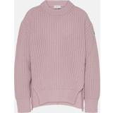 Moncler Dam - Ull Tröjor Moncler Wool sweater pink