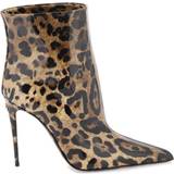 Dolce & Gabbana Ankelboots Dolce & Gabbana Glossy Leather Ankle Boots
