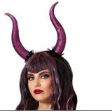 Lila Tillbehör BigBuy Carnival Headband Witch Halloween Purple