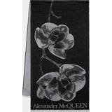 Alexander McQueen Dam Accessoarer Alexander McQueen Orchid Skull Scarf Wool Black black