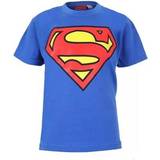 Superman Barnkläder Superman Boys Logo T-Shirt 8-9 Years Royal Blue/Red/Yellow