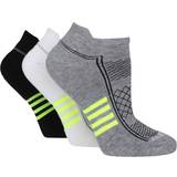 Glenmuir Dam Kläder Glenmuir Ladies Pair Cushioned Sport Trainer Socks Assorted 4-8