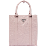 Prada Leather Tote Handbag - Pink