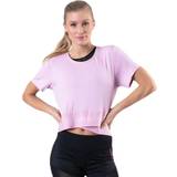 Calvin Klein Dam - Rosa T-shirts Calvin Klein Cropped Short Sleeve T-Shirt Pink