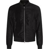 Silke/Siden Jackor Tom Ford Patterned track jacket black