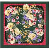 Blommiga Accessoarer Dolce & Gabbana Garden-print twill scarf 70 x 70