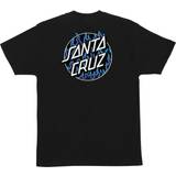 Santa Cruz Herr - Svarta Kläder Santa Cruz Men's X Thrasher Flame Dot T Shirt