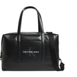 Calvin Klein Duffelväskor & Sportväskor Calvin Klein Square Logo Duffle Bag BLACK One Size