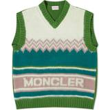 Moncler Blåa - Dam Kläder Moncler Wool sweater vest blue