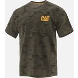 Cat Herr Överdelar Cat Trademark T-Shirt Dark Green