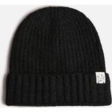 Ted Baker Dam Accessoarer Ted Baker Britny Magnolia Ribbed Knit Beanie Black