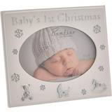 Konstharts Ramar Bambino Resin 4" 6" "Baby's 1st Christmas" XM Photo Frame