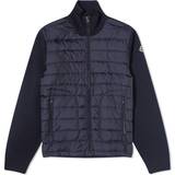 Moncler Ytterkläder Moncler Navy Quilted Down Jacket 777 BLUE