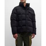 Moncler Hoodies - Jersey Kläder Moncler Karakorum tech jersey down jacket black