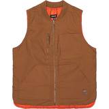 Herr - Kanvas Västar Brixton Builders Abraham Reversible Vest Jacket bison/burnt orange bison/burnt orange