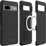 Mobiltillbehör Phone Case for Google Pixel 7a TUDIA [MergeGrip] [MagSafe Compatible] Military Grade Dual Layer Heavy Duty [Built-in Magnet] Phone Case Cover Matte Black