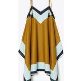Långa klänningar - Multifärgade Tory Burch Colorblocked cotton maxi dress multicoloured