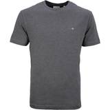 Gant Jersey T-shirts & Linnen Gant The Original T-shirt Antracite Melange
