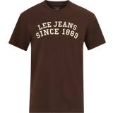 Lee XXL Överdelar Lee T-shirt SS Brun