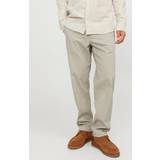 Chinos - Dam Byxor Jack & Jones Relaxed Fit Chino Trousers Beige