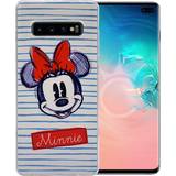 Mobiltillbehör Samsung Minnie Mouse #11 Disney cover for Galaxy S10 Plus White