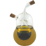 Home Kökstillbehör Home Set 12 Transparent Cork Borosilicate Glass Oil- & Vinegar Dispenser