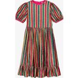 Silke Klänningar Barnkläder Stella McCartney Kids Stella McCartney Kids Metallic striped dress multicoloured