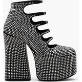 Marc Jacobs Pumps Marc Jacobs The Rhinestone Kiki Ankle Boots in Black/Crystal