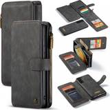 Mobiltillbehör CaseMe 007 plånboksfodral med magnetskal, Samsung S21, svart