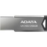 A-Data USB-minnen A-Data UV350 USB-Stick 256 GB USB Typ-A 3.2 Gen 1 3.1 Gen 1 Silber AUV350-256G-RBK