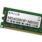 MemorySolutioN SO-DIMM DDR3 RAM minnen MemorySolutioN MS4096HP-NB096 1 x 4GB RAM Modellspezifisch